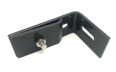 ZAUN-ANHALT Angolo di collegamento a parete recinzione doppia asta recinzione antracite 5x con vite + dado