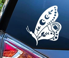 Mandala Mystic Celestial Butterfly Vinyl Decal Car Truck Windows Laptop Notebook