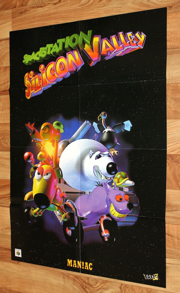Space Station Silicon Valley Very Rare Poster 81x58cm 1998