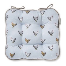 Cooksmart Farmers Kitchen Country Farm Chicken Seat Pads Cushions