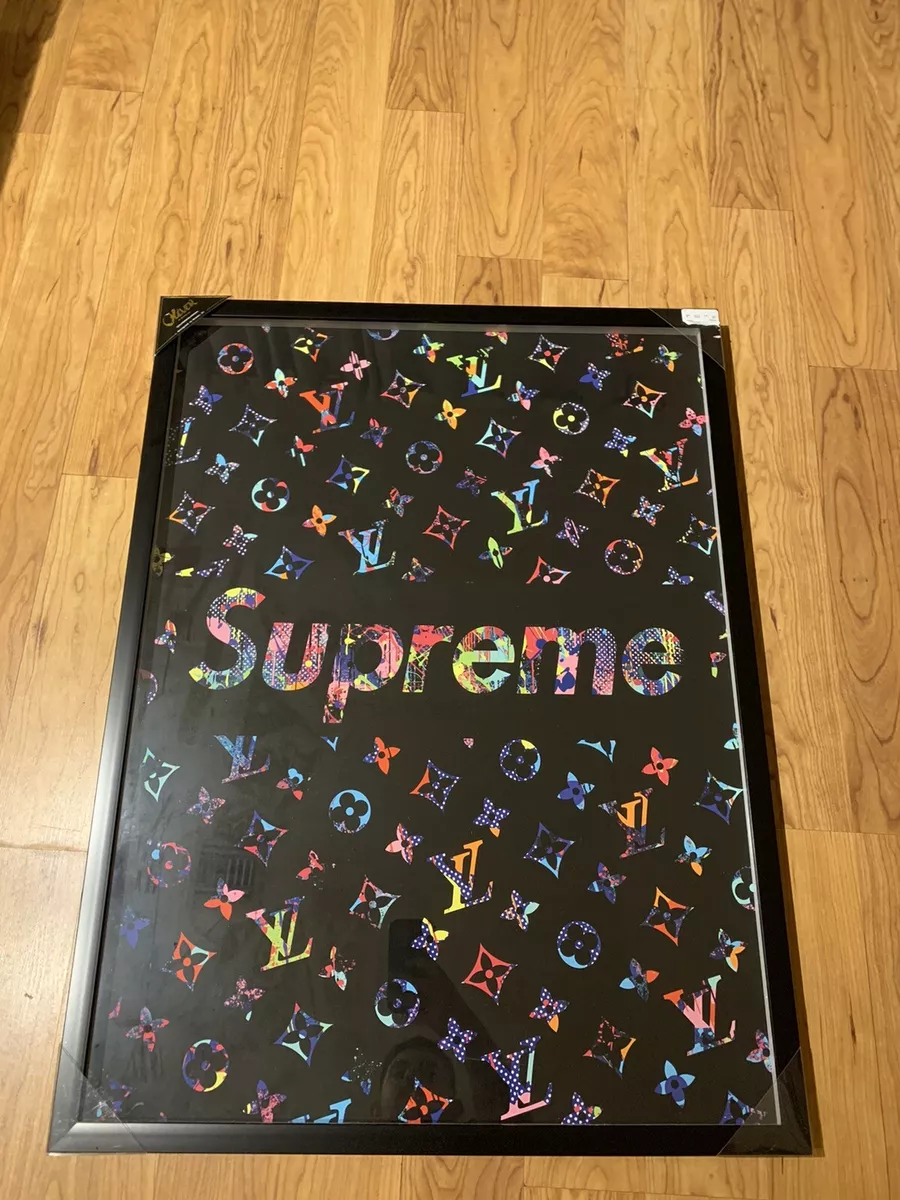 Supreme x LV wall decor In frame by oliver gal 24x32