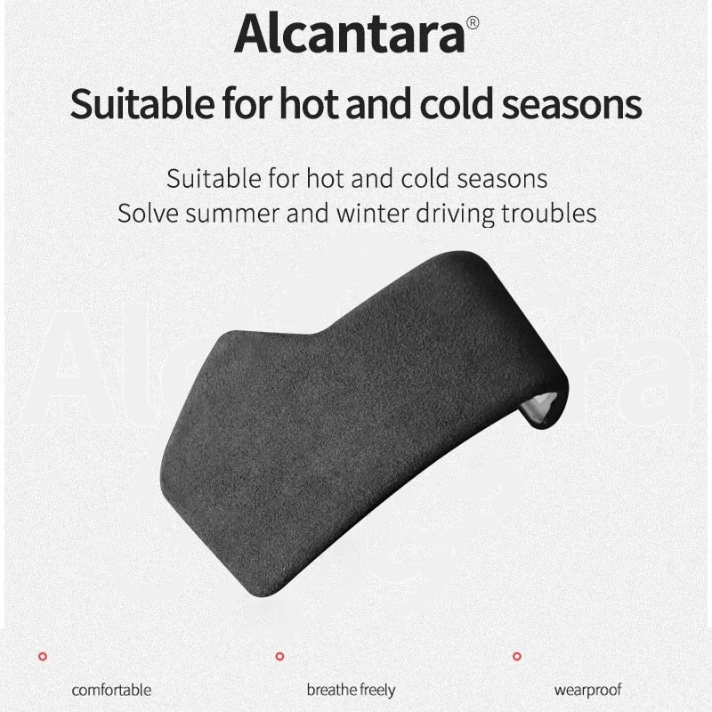 For Volkswagen Touareg Gear Lever Stick Shift Knob Cover Shell Alcantara Suede - Image 4 of 4