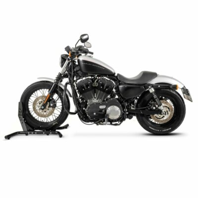 ss  Motorcycle Front Wheel Chock Constands Easy Evo black