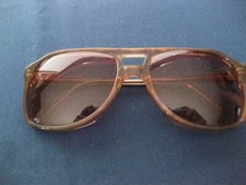 Vintage 80s Eye Sunglasses Brandy Haze British Hong Kong Zimco Jogger RX