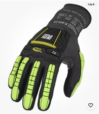 (10 Pairs) Ringers Gloves Ansell,R-840 Abrasion/Impact Glove Knitted Size 10