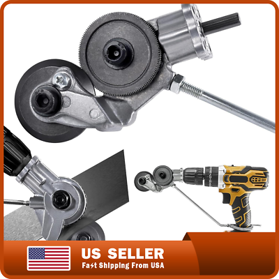 #ad 2025 New Electric Drill Plate Cutter Metal Nibbler Drill Attachment with Adapter $17.97