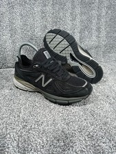 New Balance Size 8 990v4 Made in USA Womens Sneakers W990BK4 Black Silver Shoes