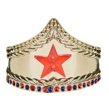 Wonder Woman Princess Tiara Crown Captain Marvel Headband Halloween Costume