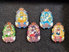 SET OF 5 Anime characters Enamel 2.2" Pin Metal Badge