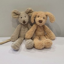 Jellycat Chimboo small mouse and puppy dog retired excellent condition 