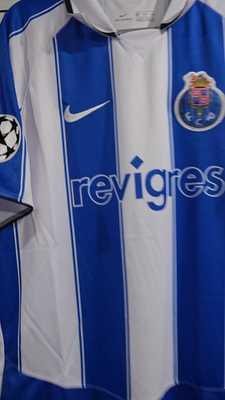 FC PORTO 2003/2004 UEFA - DECO # 10 - Football Soccer -2XL (Run