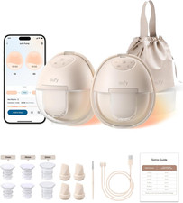eufy Security Heated Breast Pump S1, Hands-Free Breast Pump with Industry-Leadin
