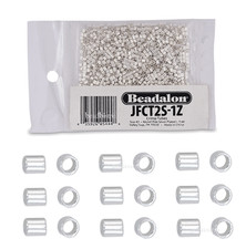 Beadalon Crimp Tubes, Silver Plated, Size 2 1,300 PCS Nickel Free