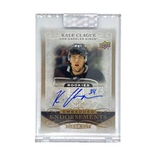 Upper Deck NHL Clear Cut Kale Clague Los Angeles Kings 22/25 Card Unopened