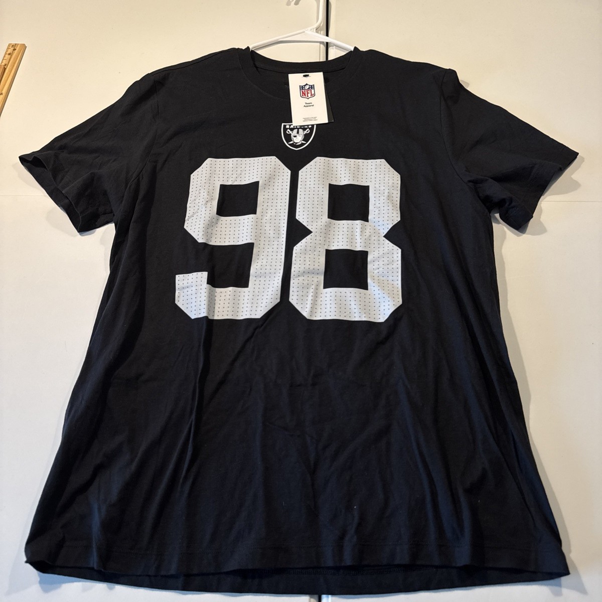 NWT Men's XL Nike NFL Las Vegas Raiders Maxx Crosby #98 Short