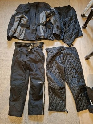 Damen Motorradjacke XL + Motorradhose Road Biker Motorradkleidung Marken Textil