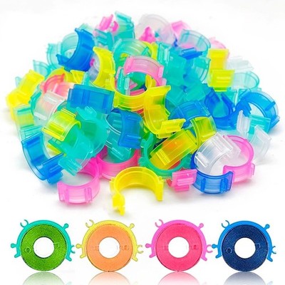 Sewing Bobbin Small Clips Holder Thread Clamps Spool Organizing 5 Colors 100 PCS