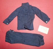 1/6th scale Police / SWAT Navy cargo fatigues for 12" toy figures.