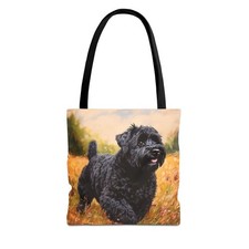 Black Russian Terrier Tote Bag AOP 