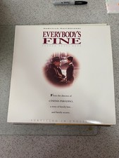 Everybody's Fine LaserDisc 1990 Italian Drama Marcello Mastroianni Miramax