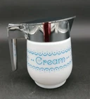 Gemco Snowflake Blue Creamer Corelle Pattern Vintage