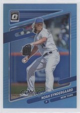 2021 Panini Donruss Optic Carolina Blue Prizm 22/50 Noah Syndergaard #107 0j8f