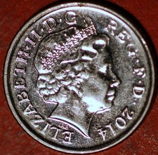 Great Britain 5 Pence 2014 KM# 1109d