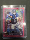 2025 Topps Chrome - Rookies Jaxson Dart #306 Hot Pink X-Fractor (RC)