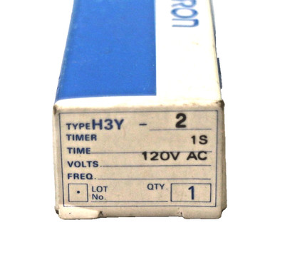 Omron Solid State Timer H3Y-2 AC100-120 10S New in Box
