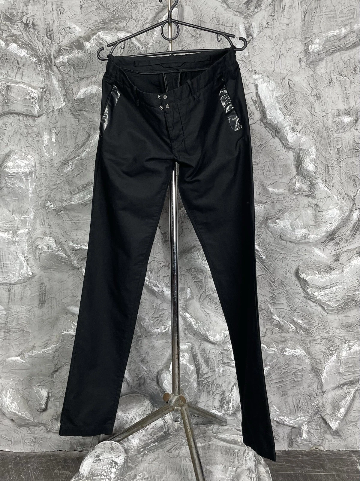 NUOVI pantaloni Diesel Y2K oppio lattice tasche taglia 28 prezzo consigliato $ 200 stile Rick Owens CCP