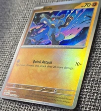 Riolu (MISSING POKE BALL TEXTURE ERROR‼️) 050/131 Sv: Prismatic Evolutions Holo