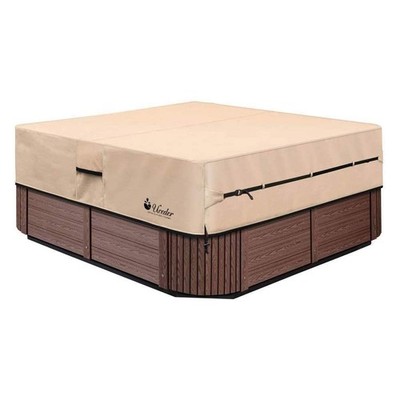 Waterproof Hot Tub Cover Outdoor Spa Cover (86''x86 x 20'') 600D Heavy Duty P...