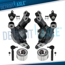 Front Steering Knuckles Wheel Bearings Lower Ball Joints Kit for Corolla Matrix