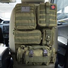 Universal Tactical Car Seat Back Organizer Bag Tactical Molle Vehicle Organizers