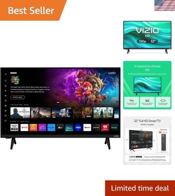 32 Inch V Series Full Array LED Smart HD TV 720p Bluetooth Compatible with VR...