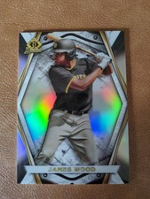 James Wood Refractor (RC) 2022 Bowman Invicta #BI-5 San Diego Padres Nationals