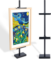 Adjustable Tabletop Easel Stand for Picture Frames up to 29" H - Metal Frame Hol