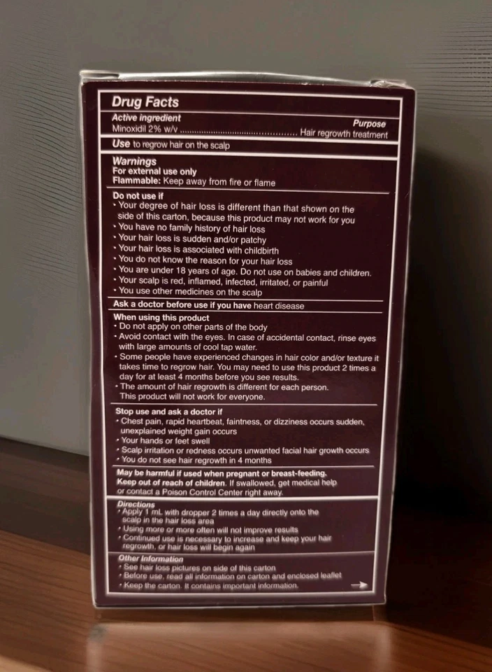 Keranique Hair Regrowth Treatment For Women 2 Month Supply 2% Minoxidil READ - Image 2 of 2