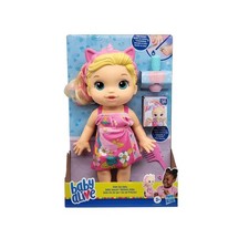 Baby Alive Glam Spa Baby Doll Blonde Hair Girl Toy Play Set New