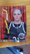 CHLOE KITTS 2025 Leaf Metal Women of Sport Red Lava SLAY #1/1 South Carolina