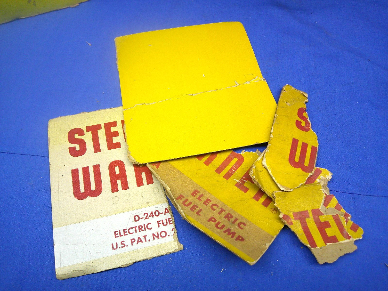 NOS Vintage 1960s Stewart Warner Electric Fuel Pump 240-A 12 Volt WOW