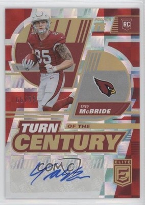 2022 Donruss Elite Turn of the Century Red 66/99 Trey McBride Rookie Auto RC 9r9