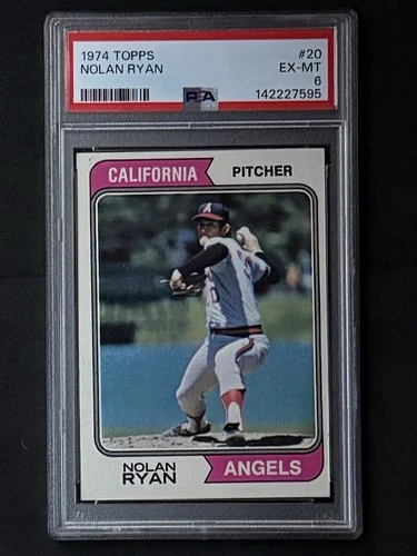 1974 Topps - Nolan Ryan #20🔥🔥PSA 6!!🔥🔥