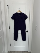 Figs Women s Technical Collection Scrub Set Deep Plum XS