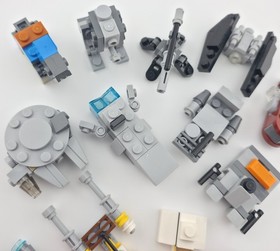 LEGO 2017 Star Wars Advent Calendar 75184 Lot of 13 Mini Ships & Micro Builds!!