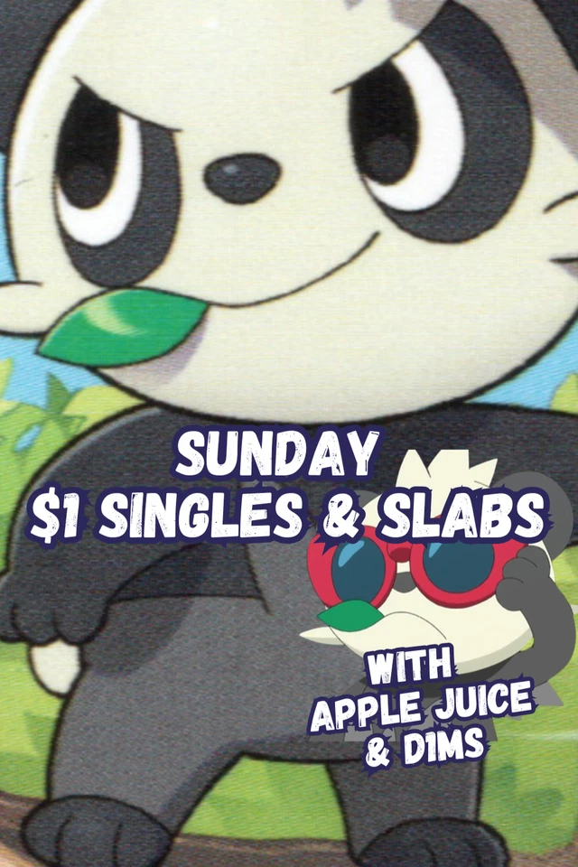 🔥$1 START SUNDAY SINGLES/SLABS!🔥SINGLES & SLABS w/ Apple Juice and D1🔥