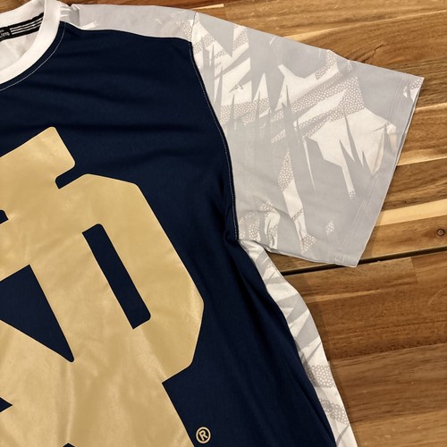 MENS NOTRE DAME ADIDAS BASKETBALL SHOOTING SHIRT 2XL 2013 - Picture 4 of 12