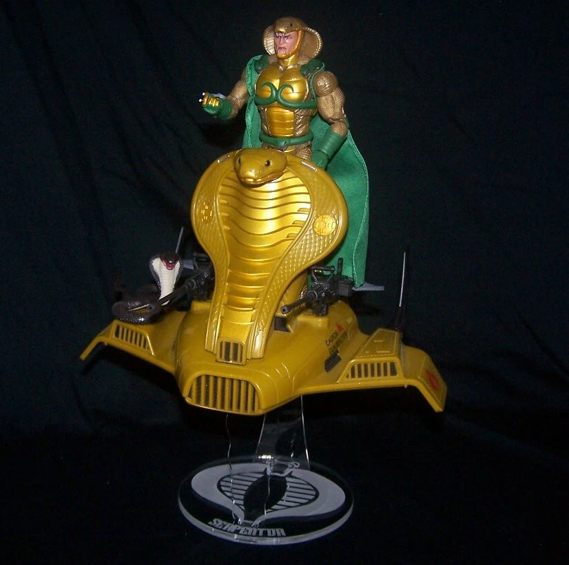 acrylic display stand for the GI Joe Classified series 6" Serpentor Air Chariot - Image 4 of 4