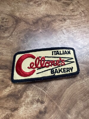 Cellone s Bakery Bread Patch Iron On Rare 4  Vtg Uniform 70s 80s Pittsburgh PA
