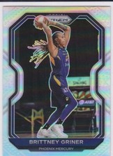 BRITTNEY GRINER Phoenix Mercury WNBA Basketball Card RARE SILVER PRIZMS VERSION!